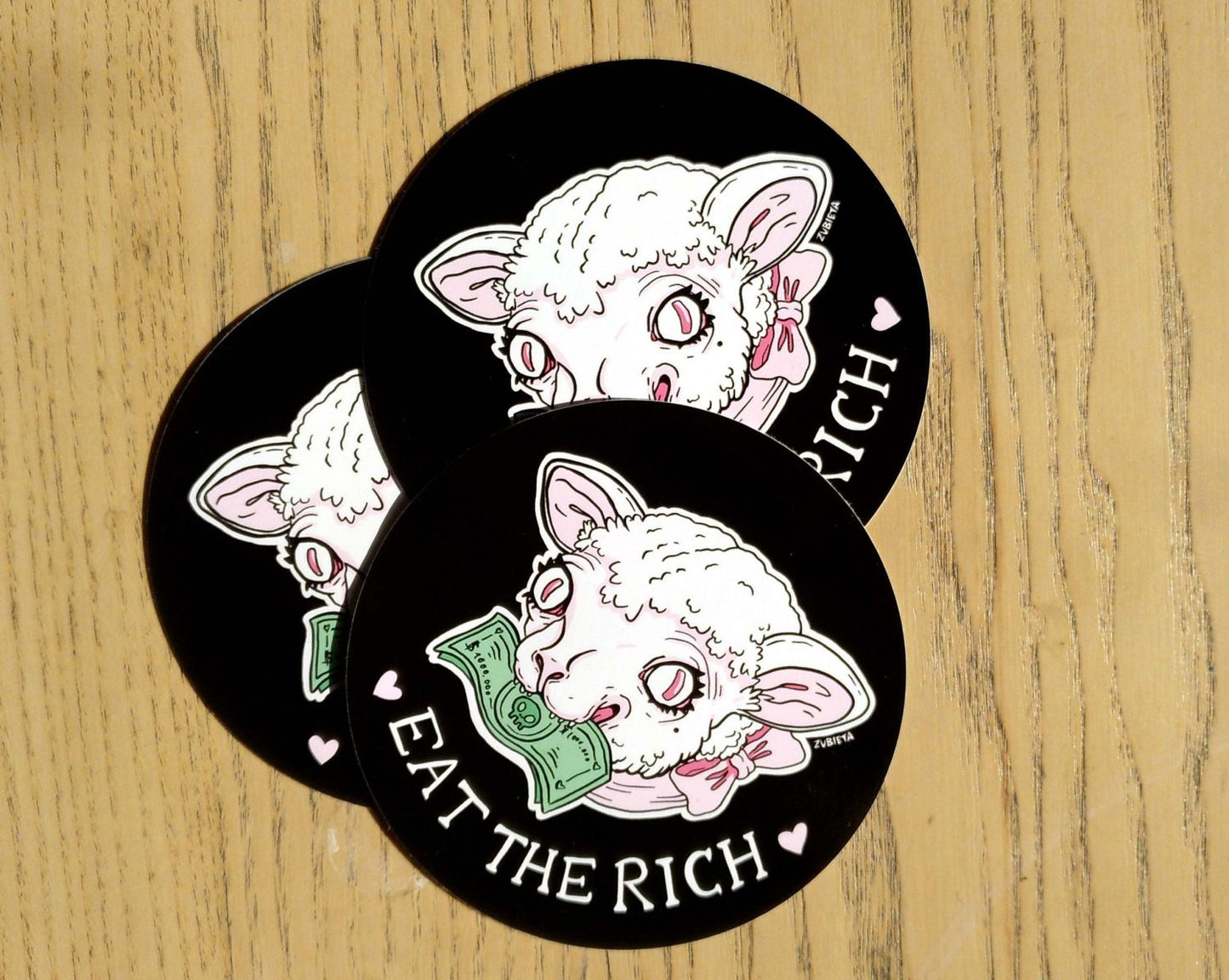 'Eat The Rich' Sticker