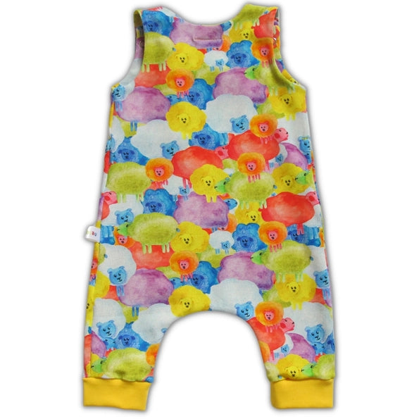 Watercolour Sheep Organic Romper