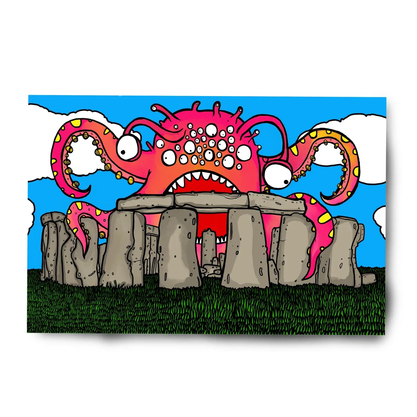 Stonehenge Monster Art Print