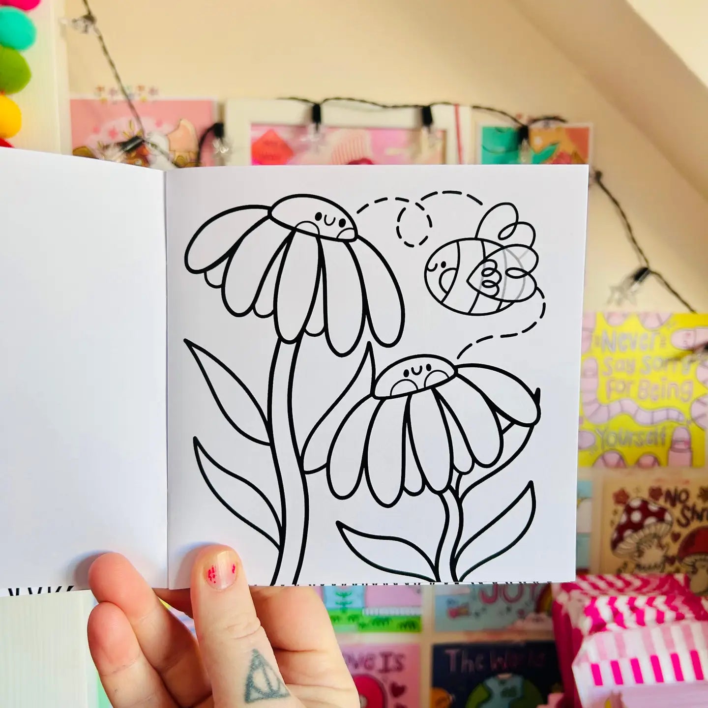 Floral Friends Colouring Book