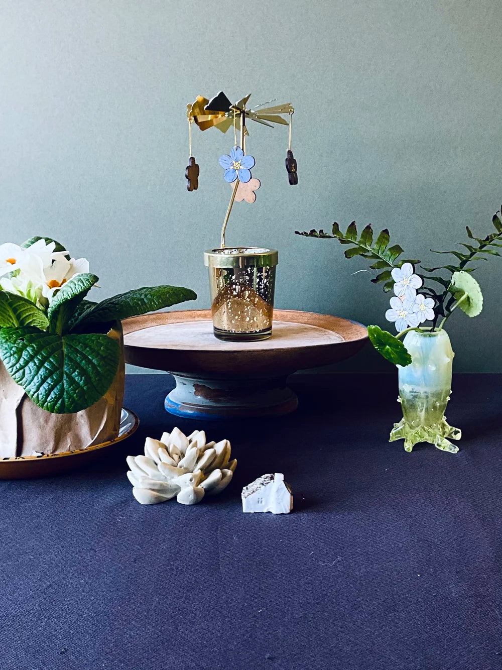 Forget Me Not Candle Carousel