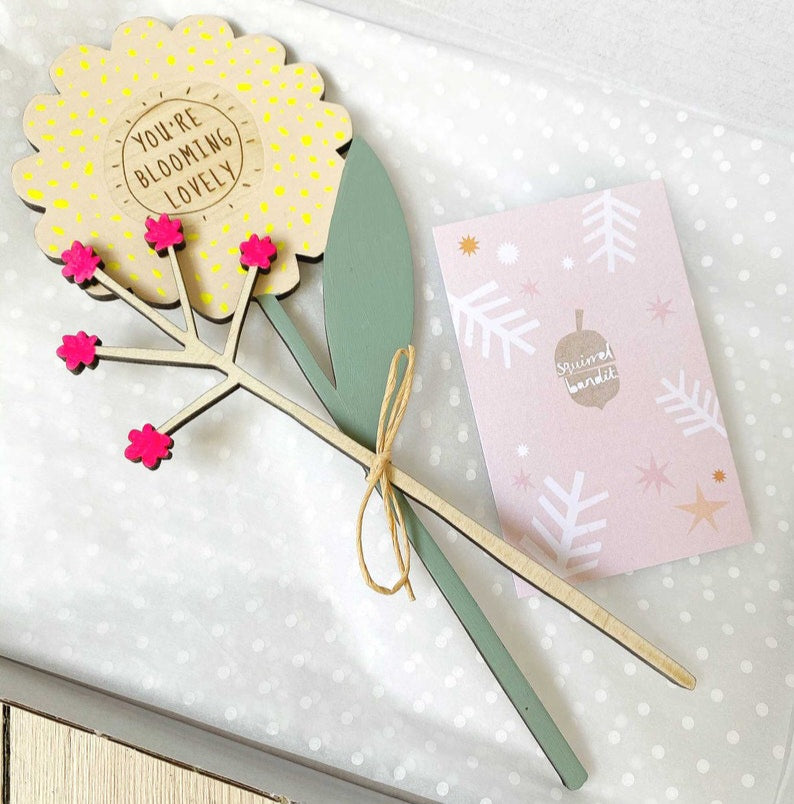 Blooming Lovely Neon Flowers Decoration