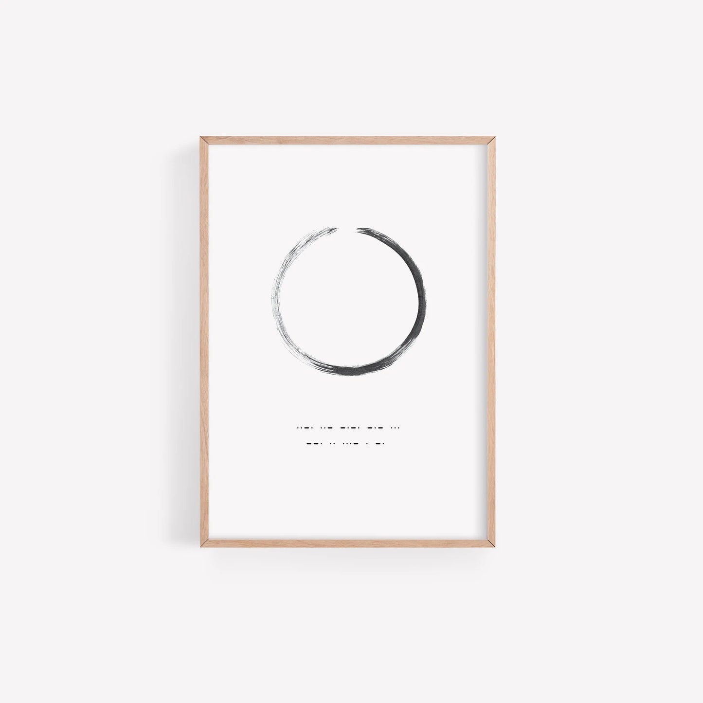 Zero Fucks Given Morse Code A4 Print