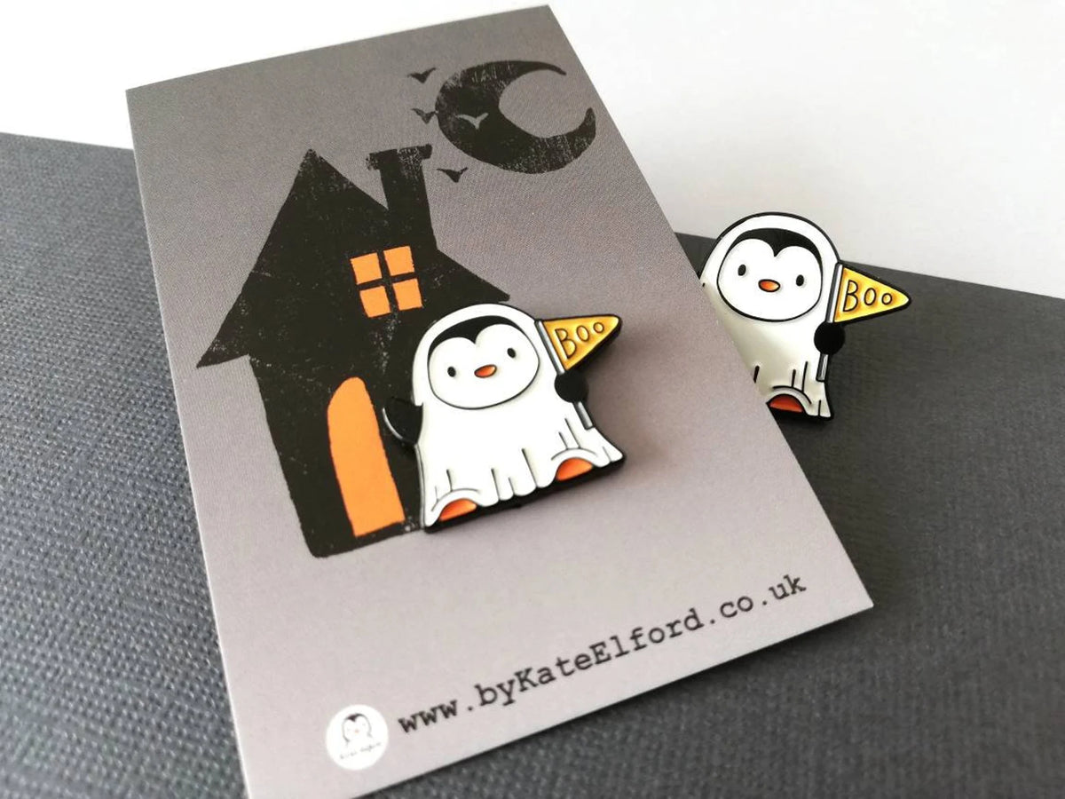 Penguin Ghost Pin