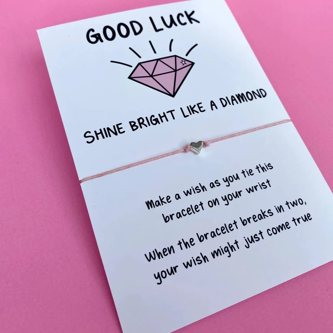'Good Luck' Wish Bracelet