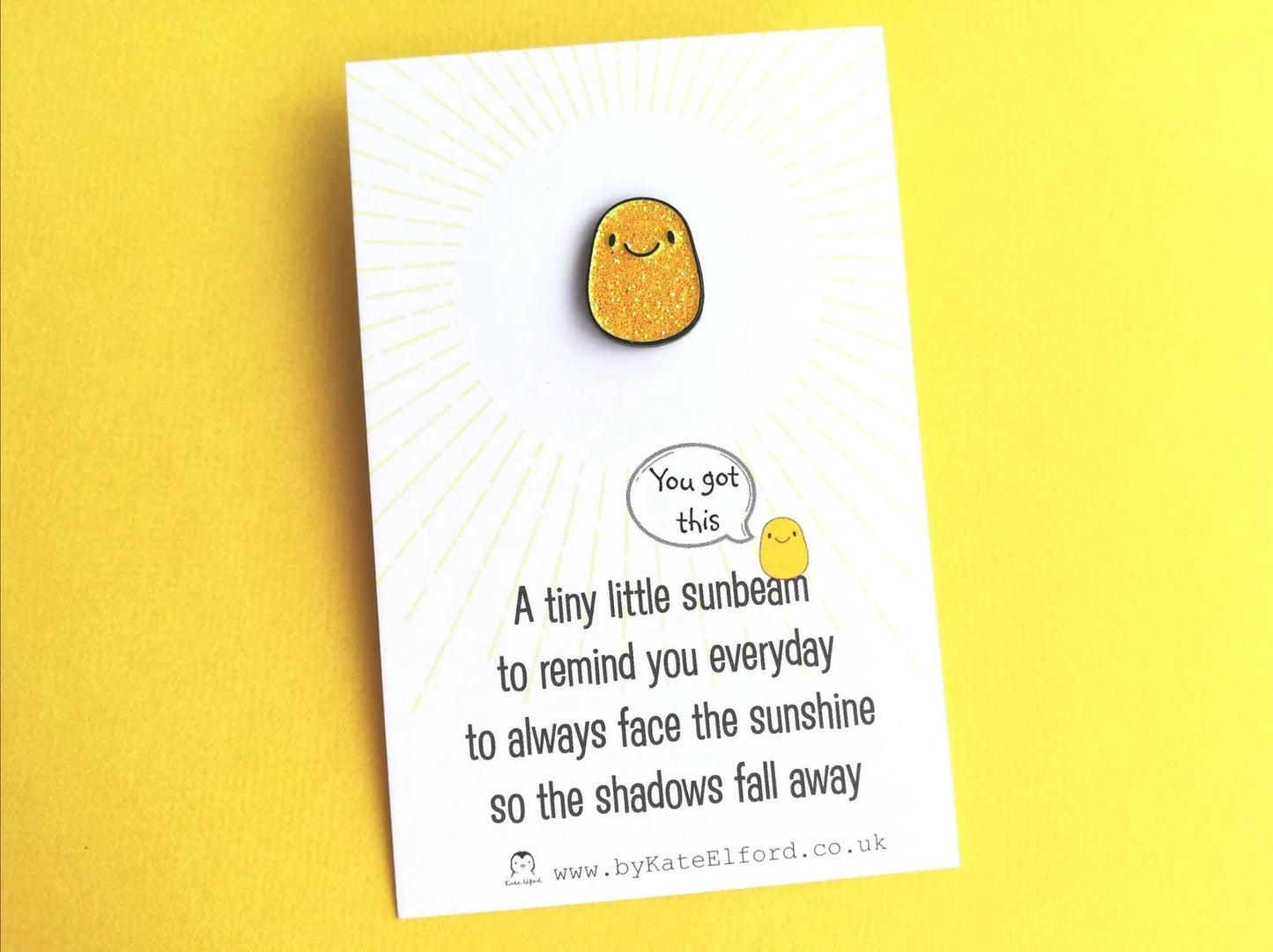 'A Little Sunbeam' Pin