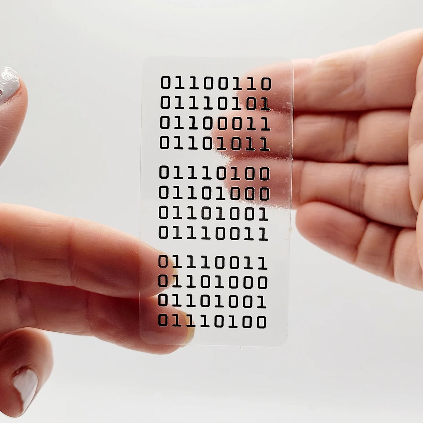 Sweary Binary Code Sticker - 3 Variations to choose from