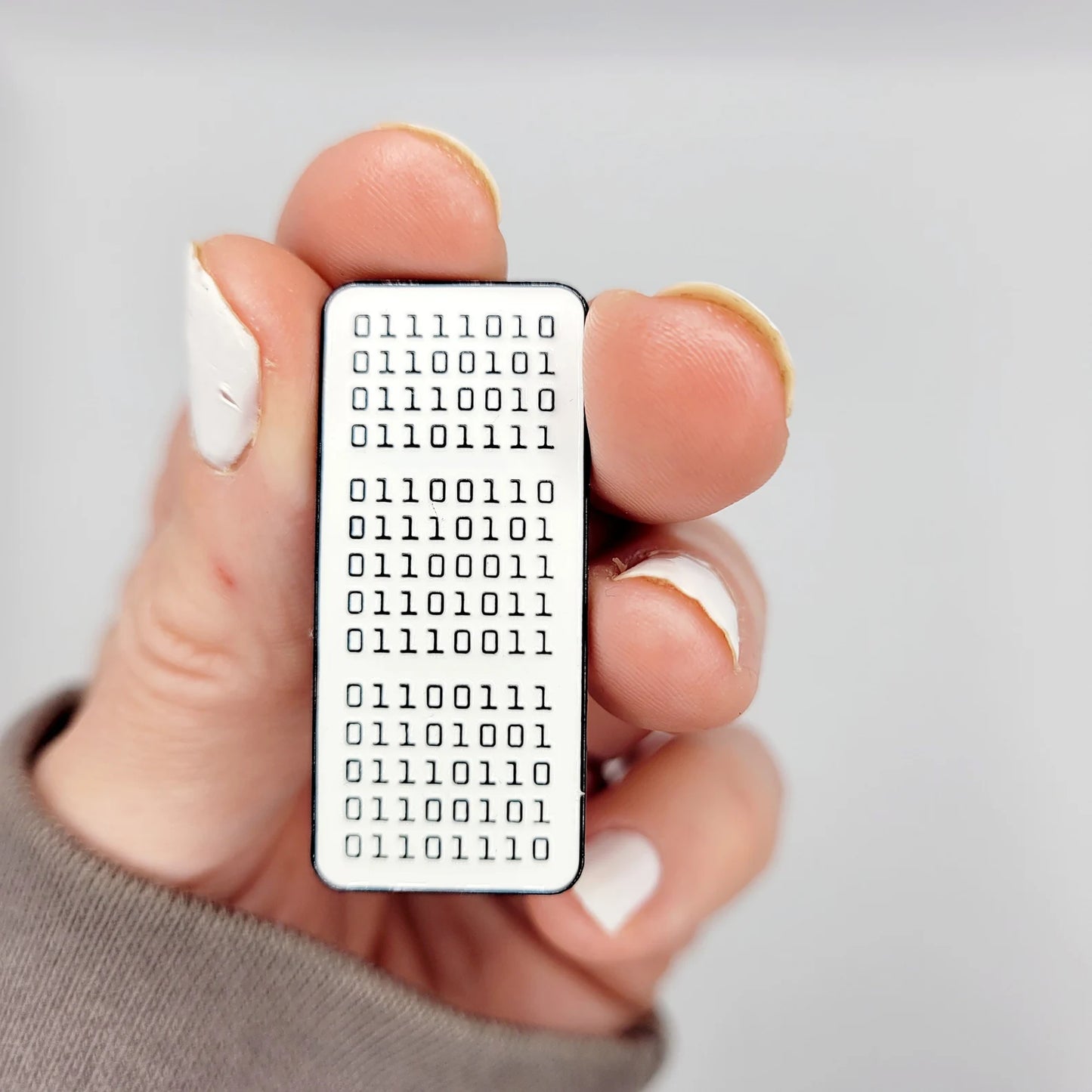 Sweary Binary Code Pin - 6 Variations to choose from.