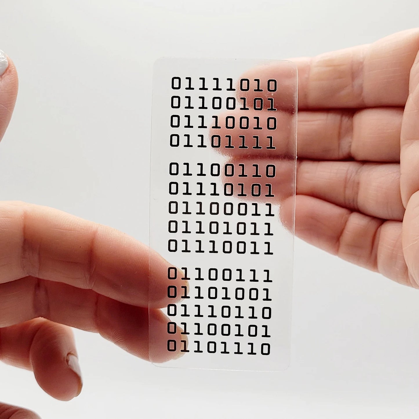 Sweary Binary Code Sticker - 3 Variations to choose from