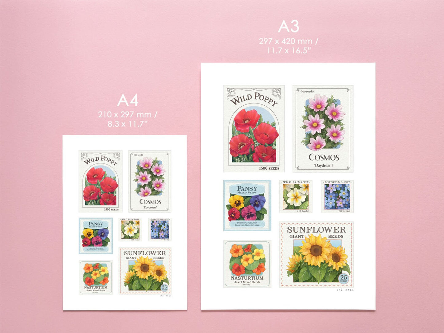 Seed Packets Print - Available in 2 sizes