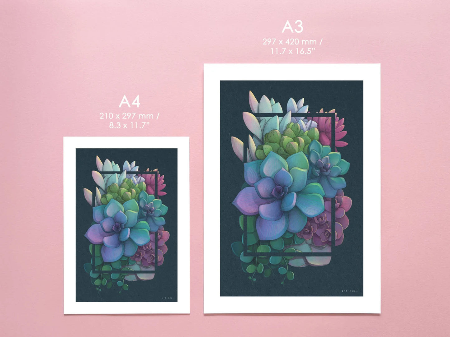 Succulent Print - Available in 2 sizes