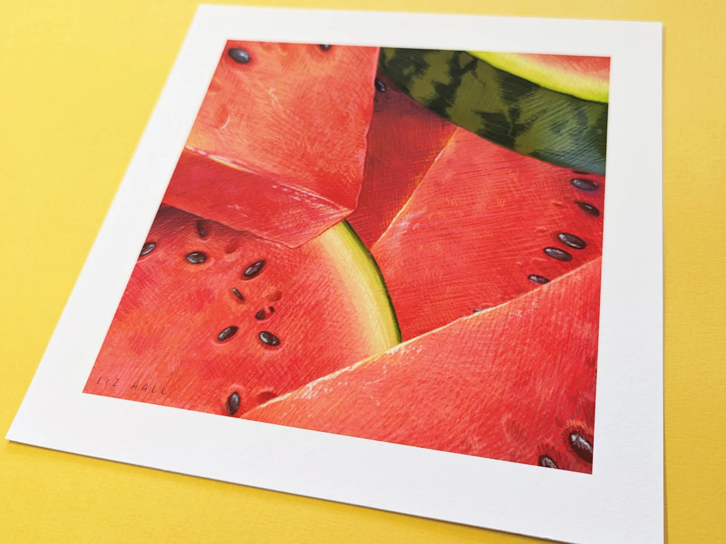 Watermelon Square Print