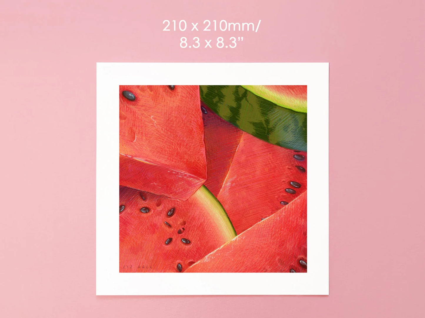 Watermelon Square Print