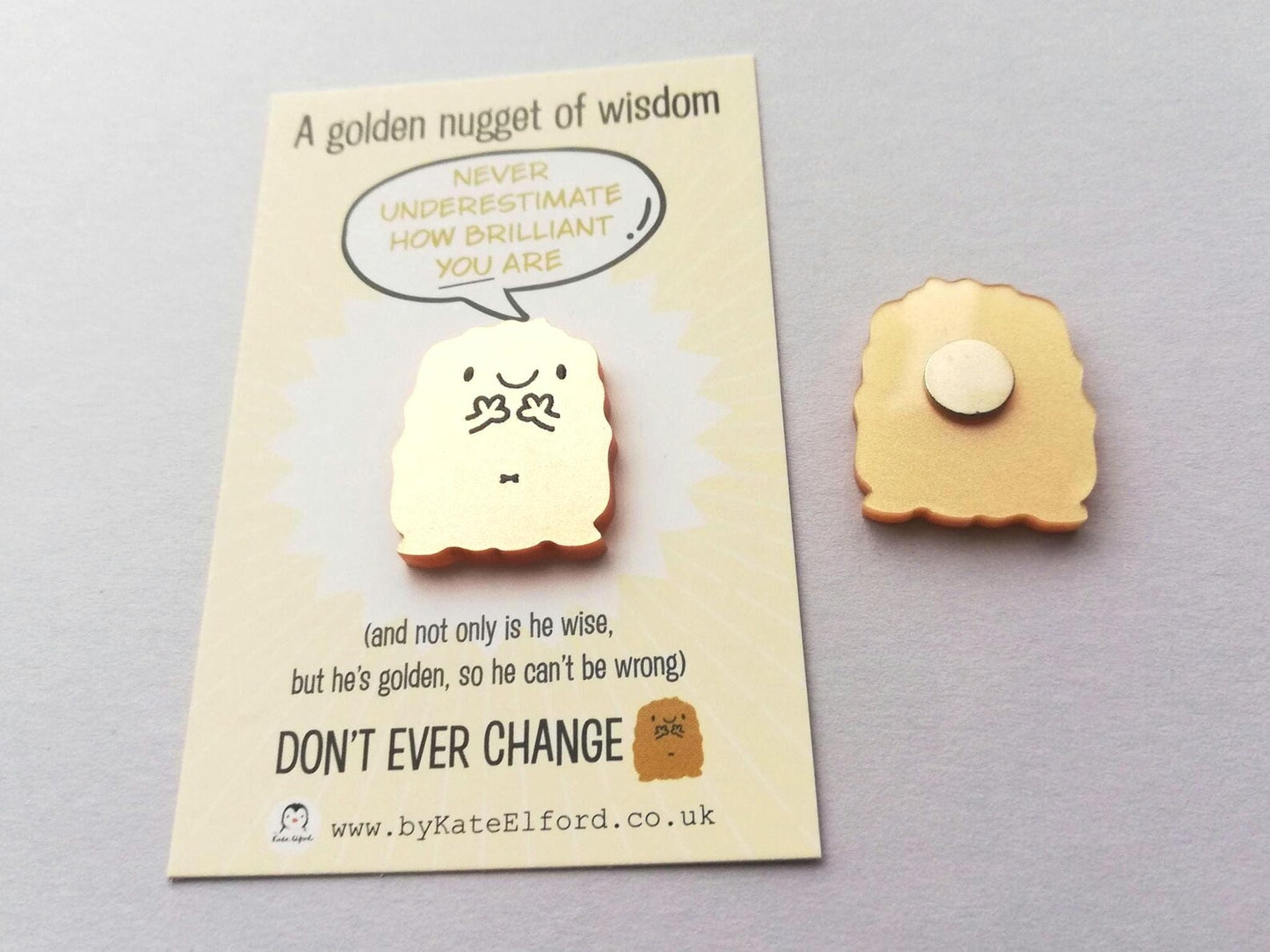 Golden Nugget Mini Magnet