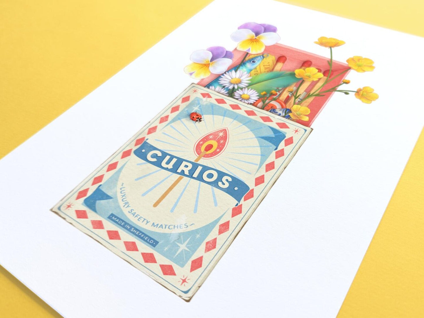Curious Matchbox Print - Available in 2 sizes
