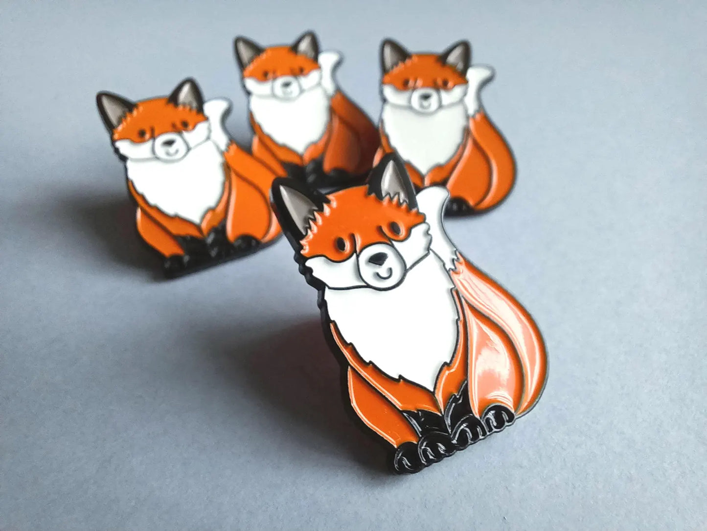 'The Fearless Fox' Pin