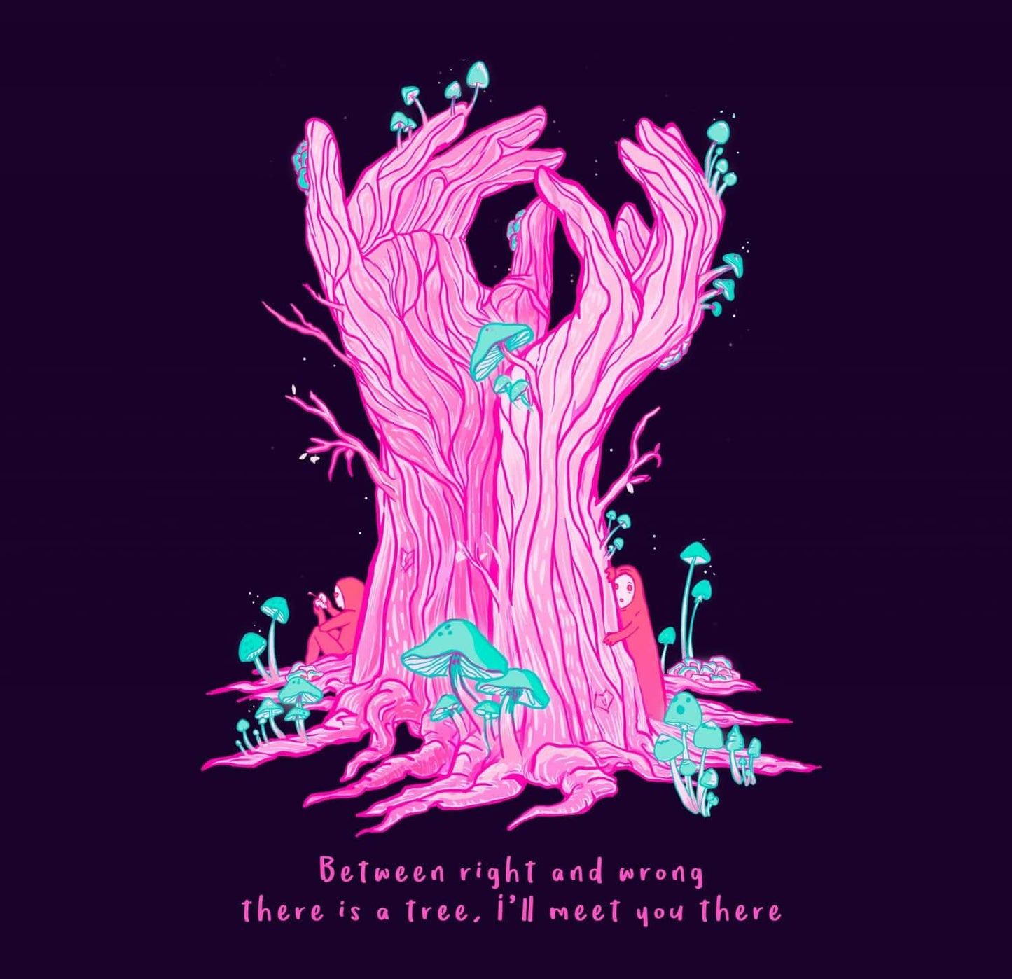 'Our Tree' Square Print