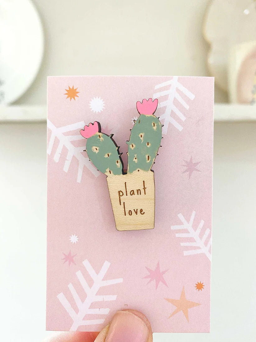 Plant Love Pin Badge
