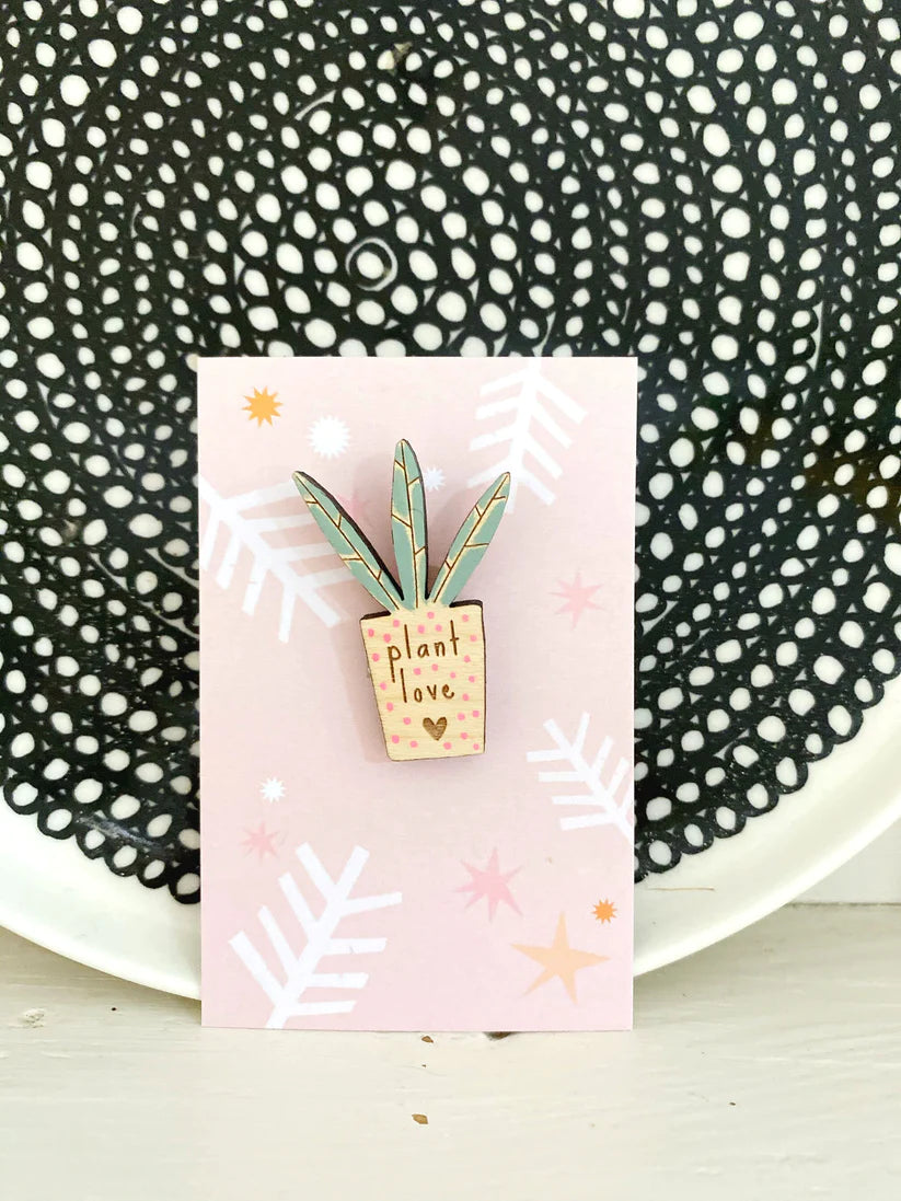 Plant Love Pin Badge