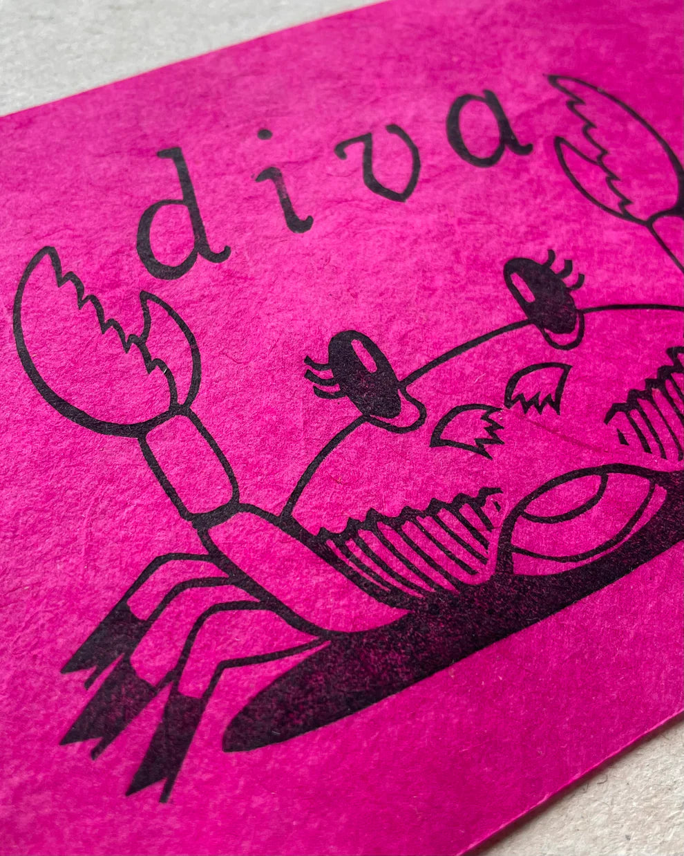 Diva A6 Mini Lino Print