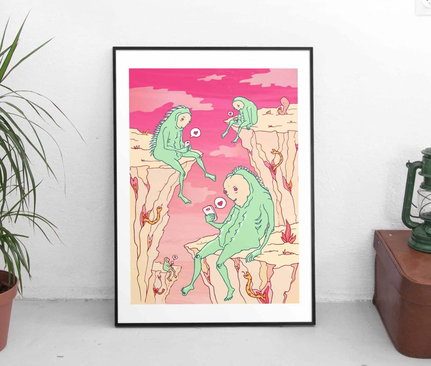 'Love Canyon' A5 Print