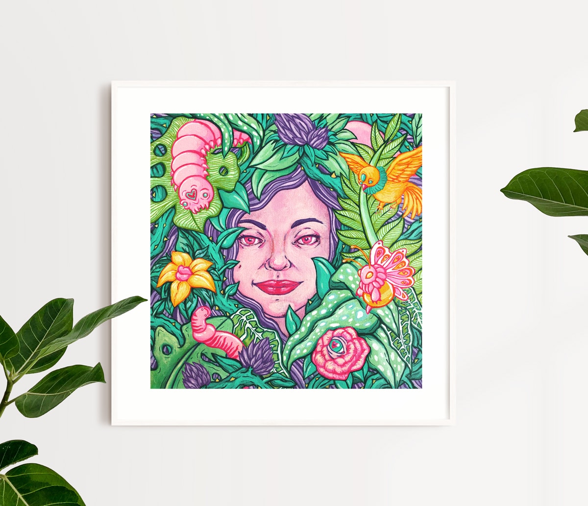 Midsommar, In Bloom Square Print