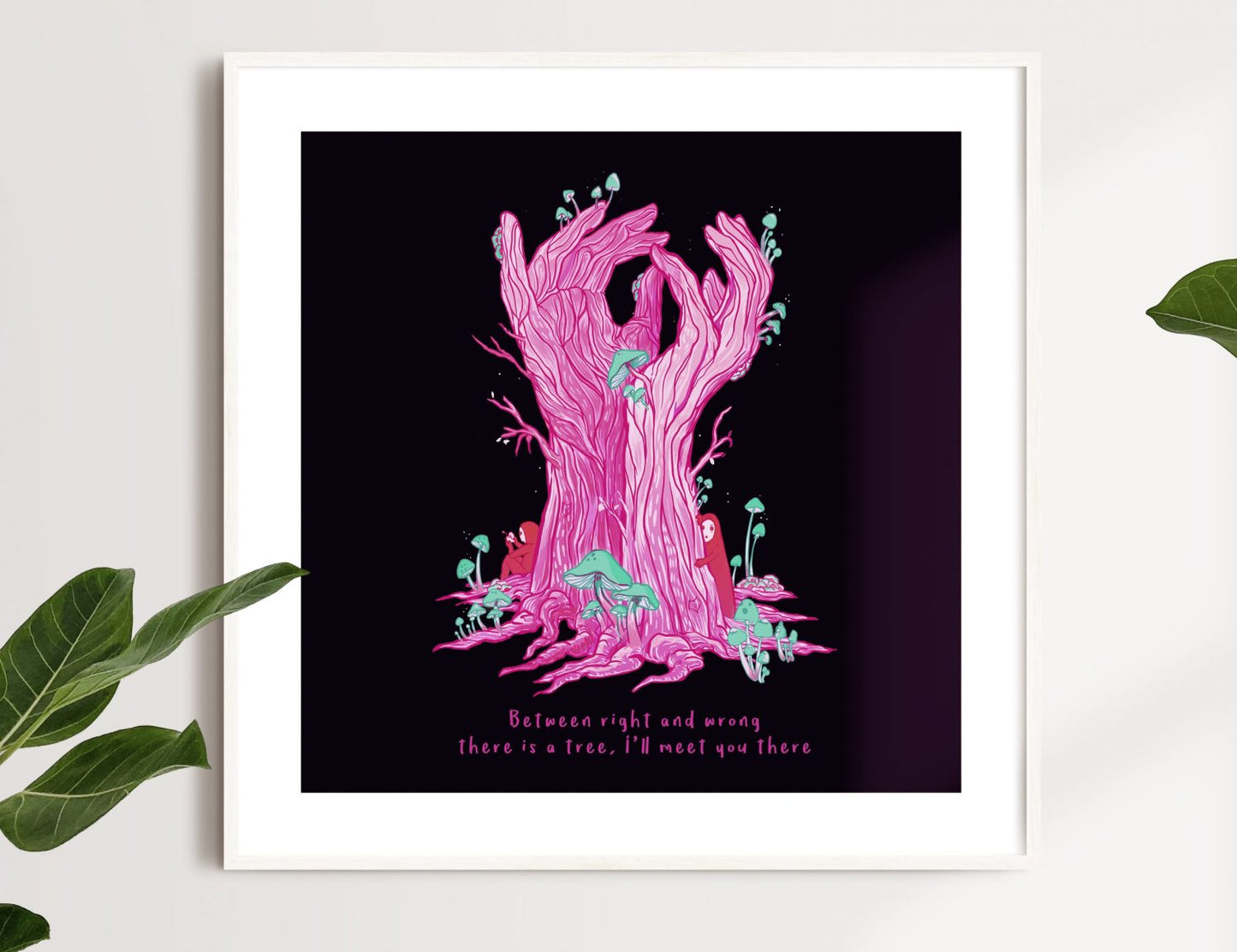 'Our Tree' Square Print