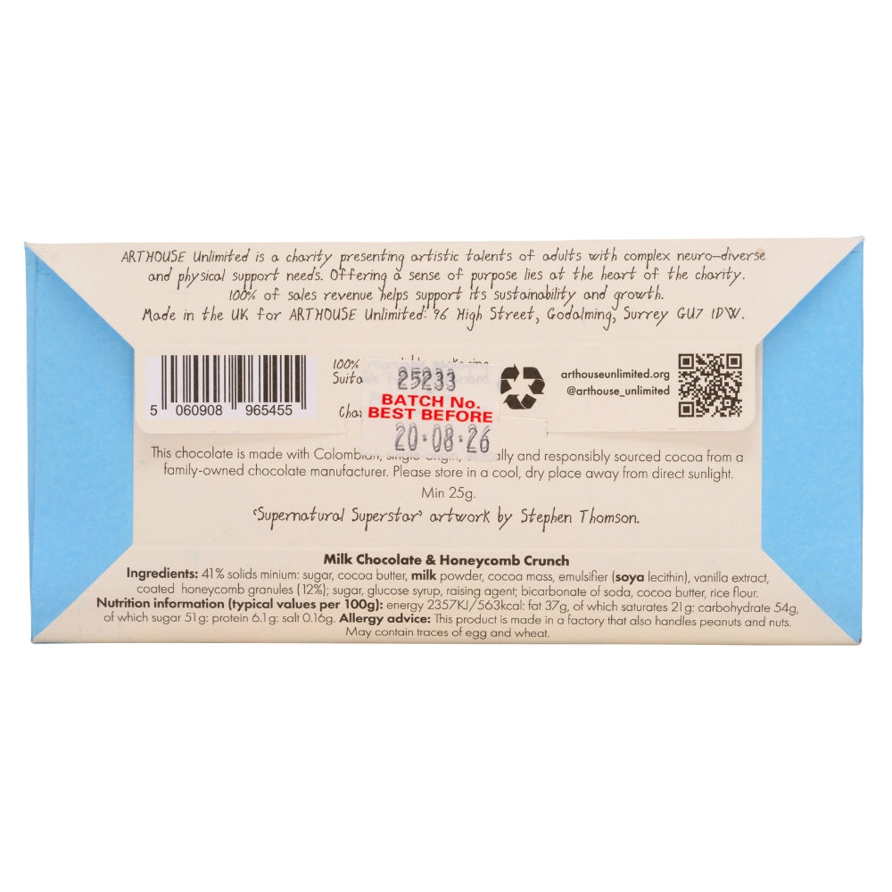 Milk Chocolate & Honeycomb Crunch 'Supernatural Superstar' Joy Sized Bar