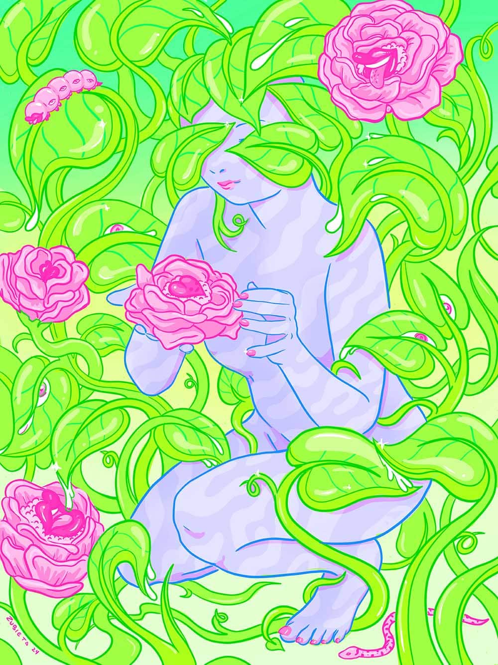 Secret Garden I A4 Print