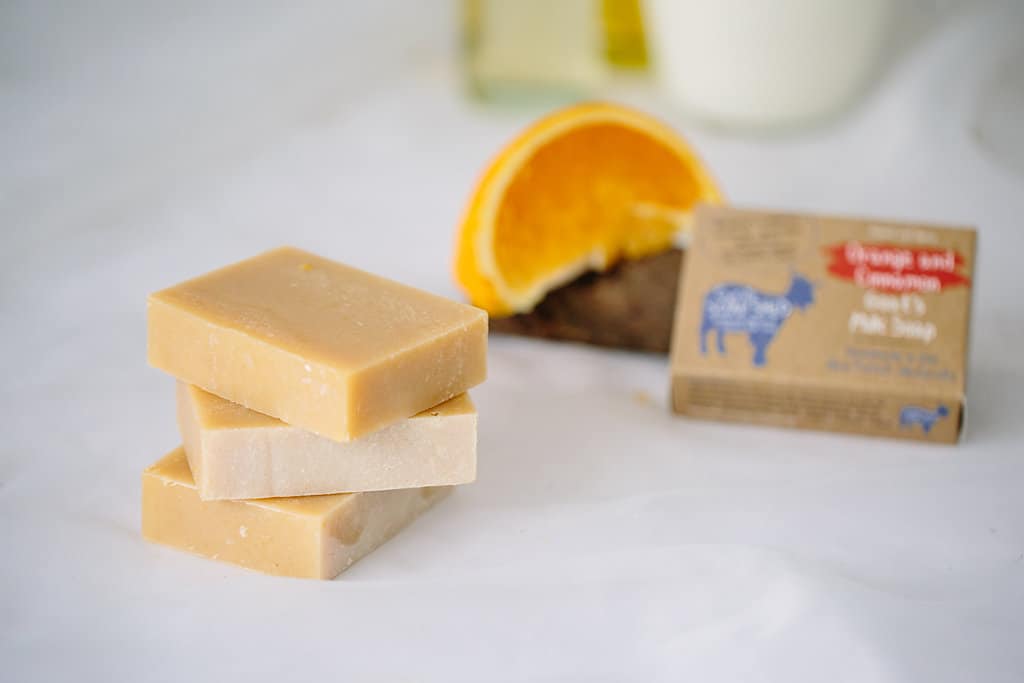 Orange & Cinnamon Goats Milk Soap