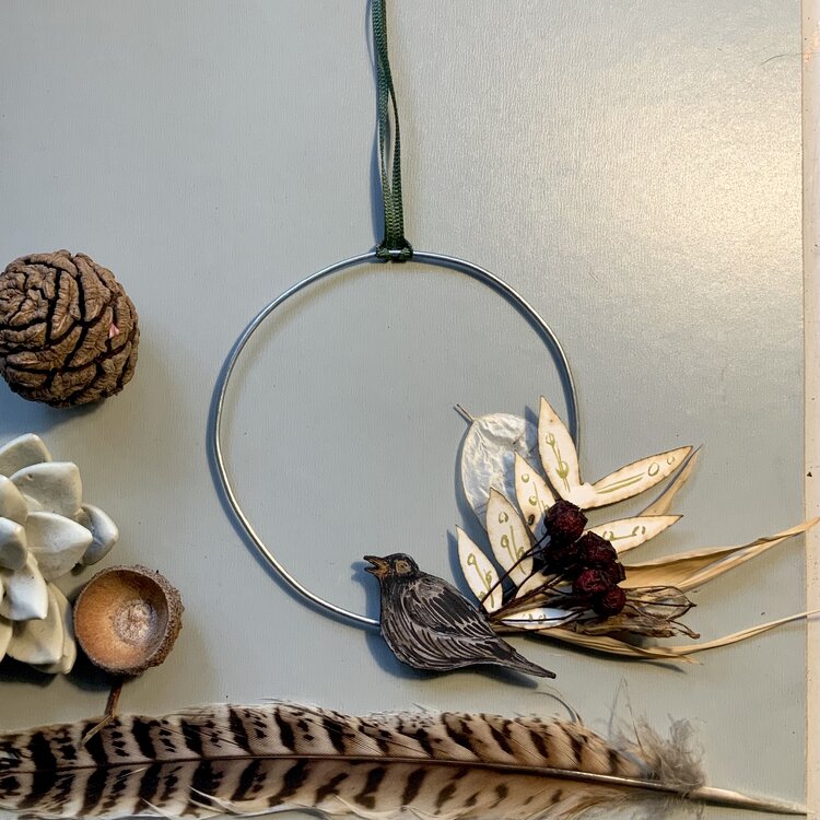Nature & Foliage Wreath - Bird & Animal choices available