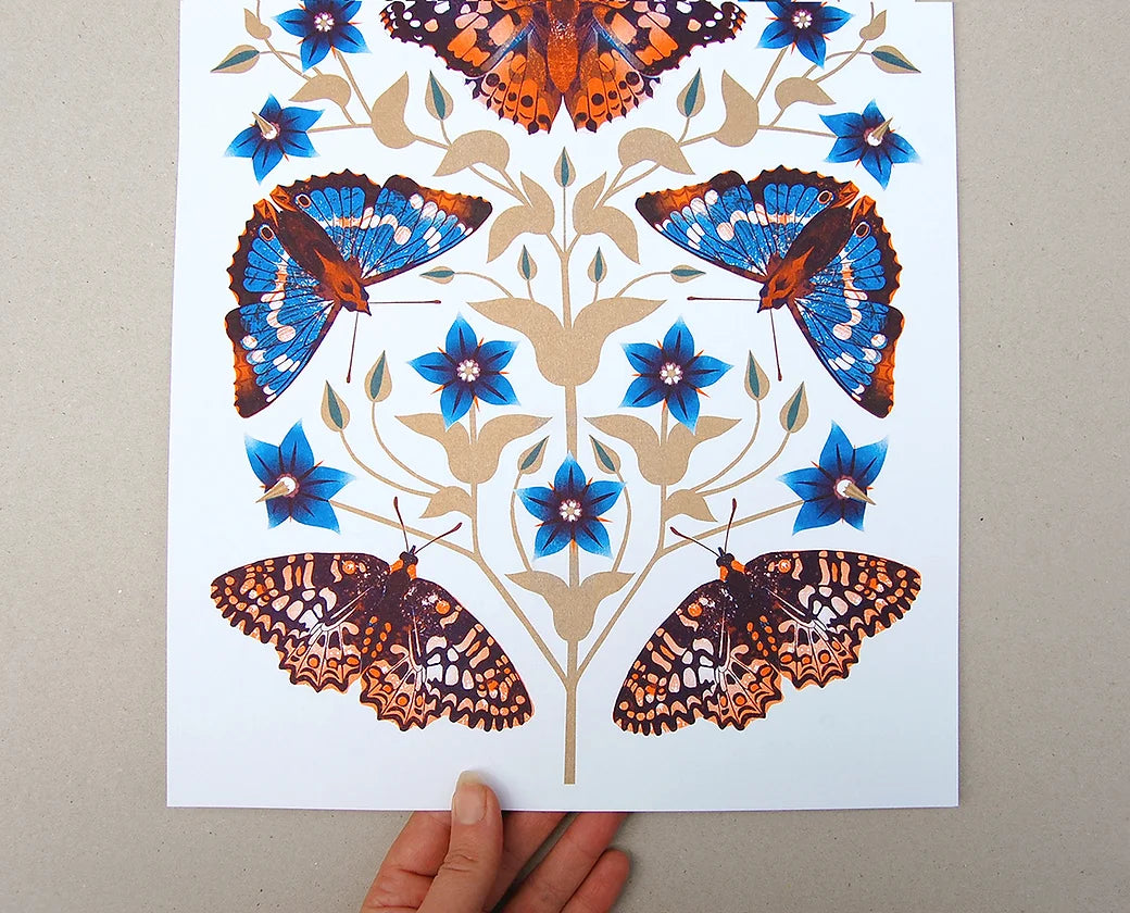 Autumn Days A3 Risograph Art Print