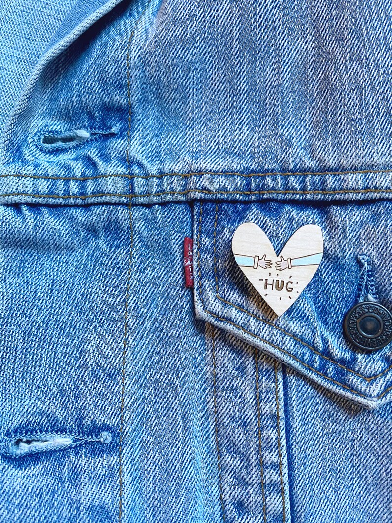 Hug Pin Badge