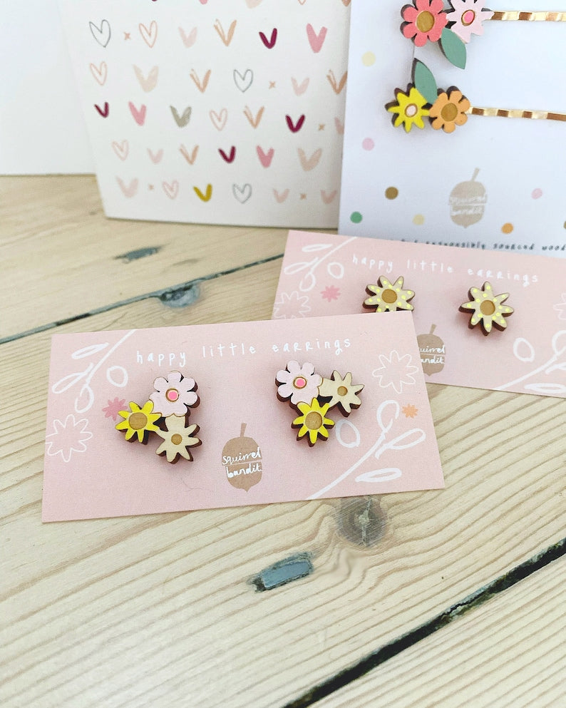 Flower Cluster Earrings
