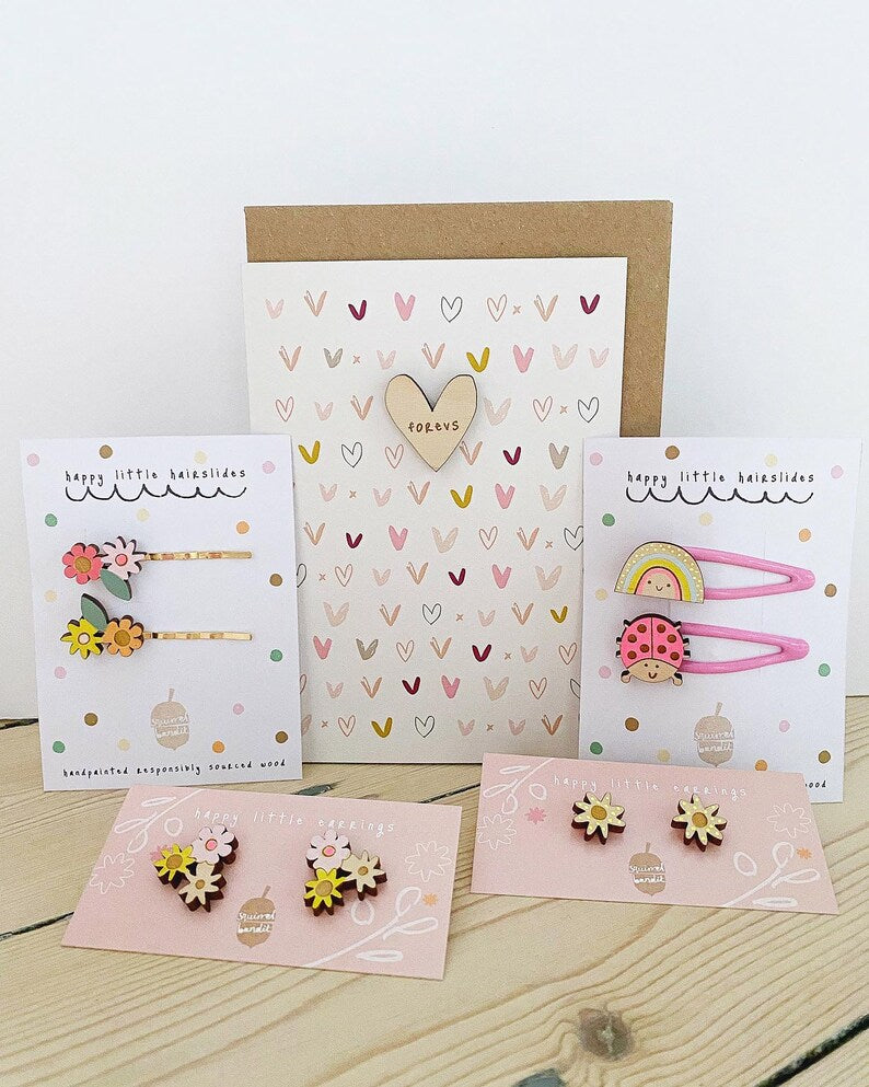 Floral Hairslides