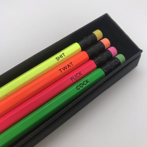 Sweary Pencil Set