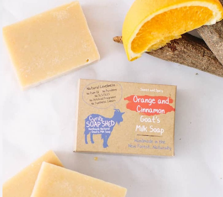 Orange & Cinnamon Goats Milk Soap