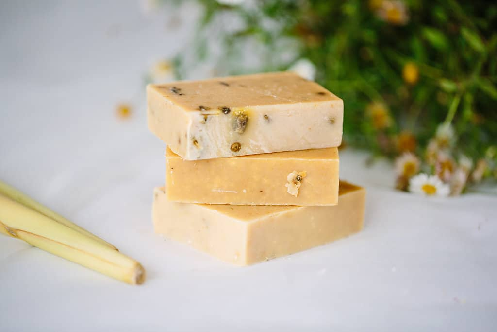 Lemongrass & Chamomile Goats Milk Soap
