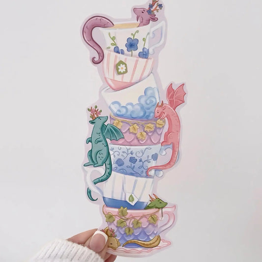 Dragon Teacup Bookmark