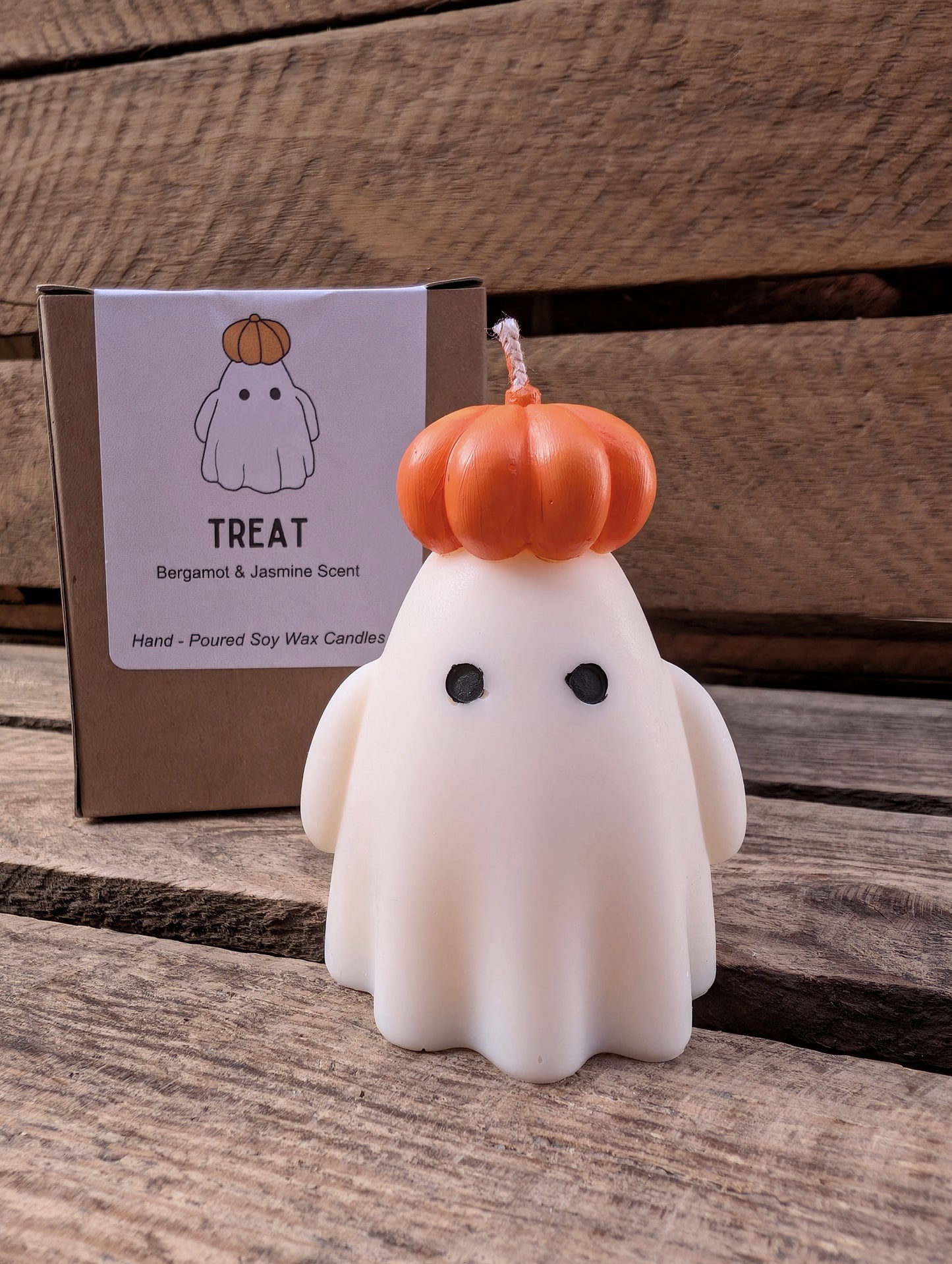 Trick Or Treat Ghost Candles