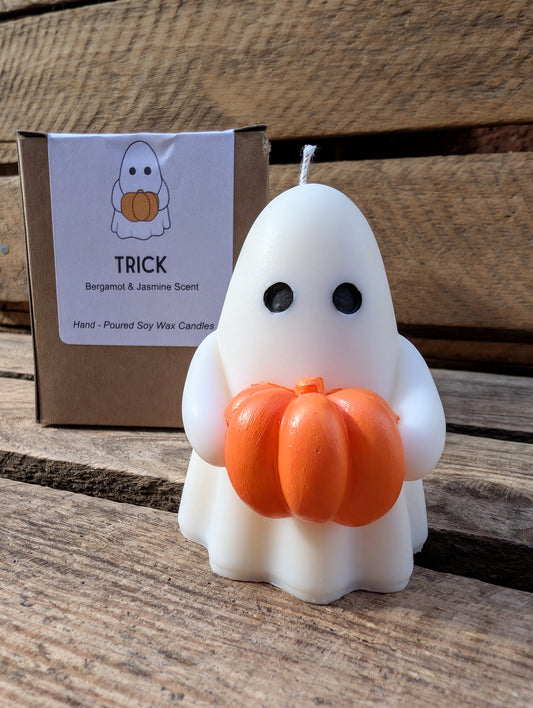 Trick Or Treat Ghost Candles
