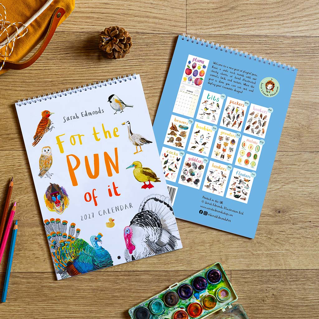 2027 'for the Pun of It' Wall Calendar