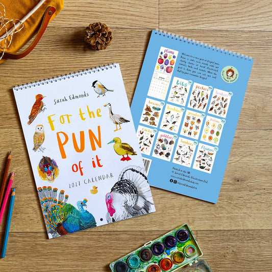 2027 'for the Pun of It' Wall Calendar