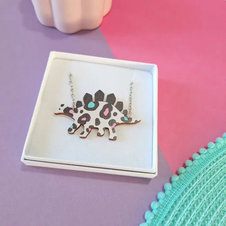 Stegosaurus Dinosaur Necklace