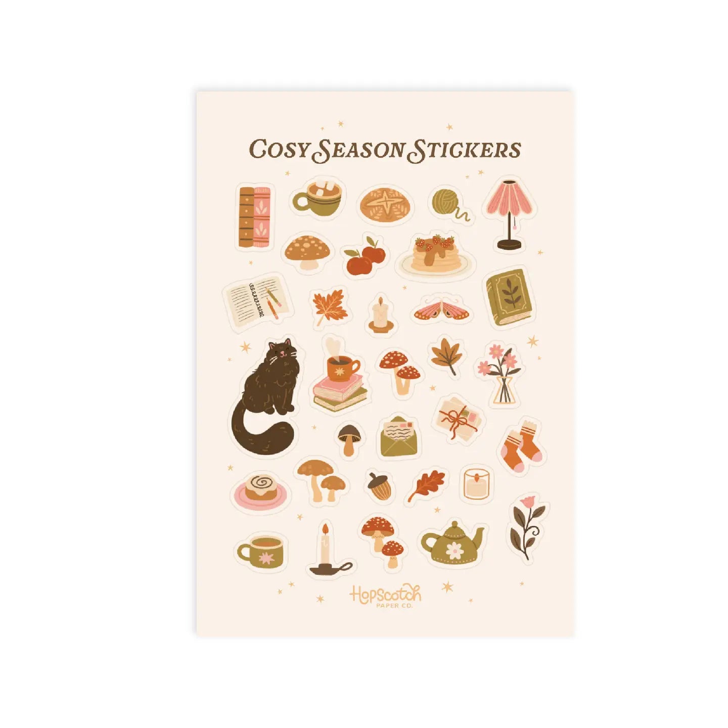 Cosy Season Journal Sticker Sheet