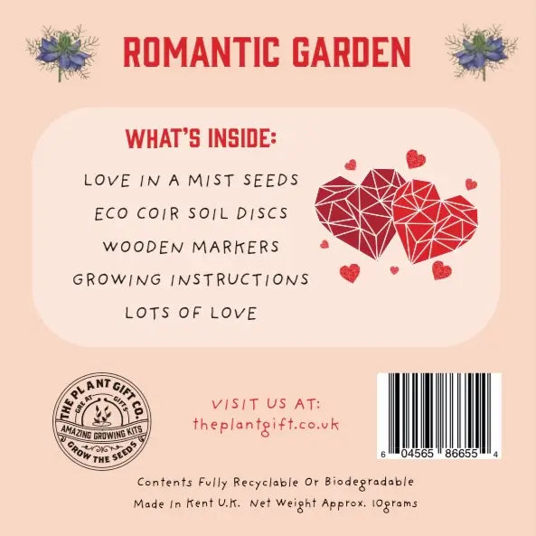 Romantic Garden Mini Plant Growing Gift