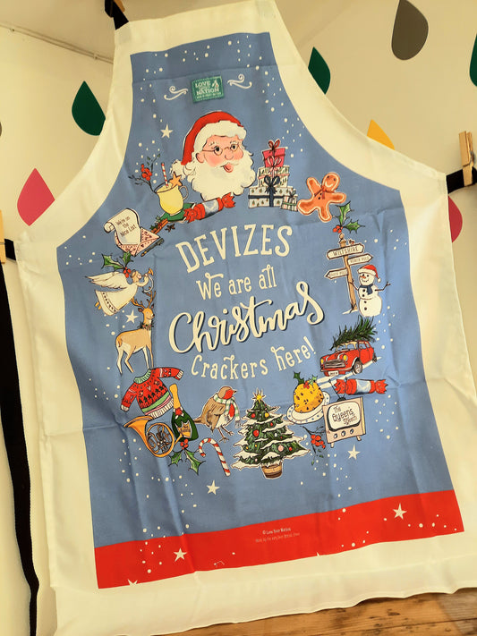 Christmas Crackers Devizes Apron