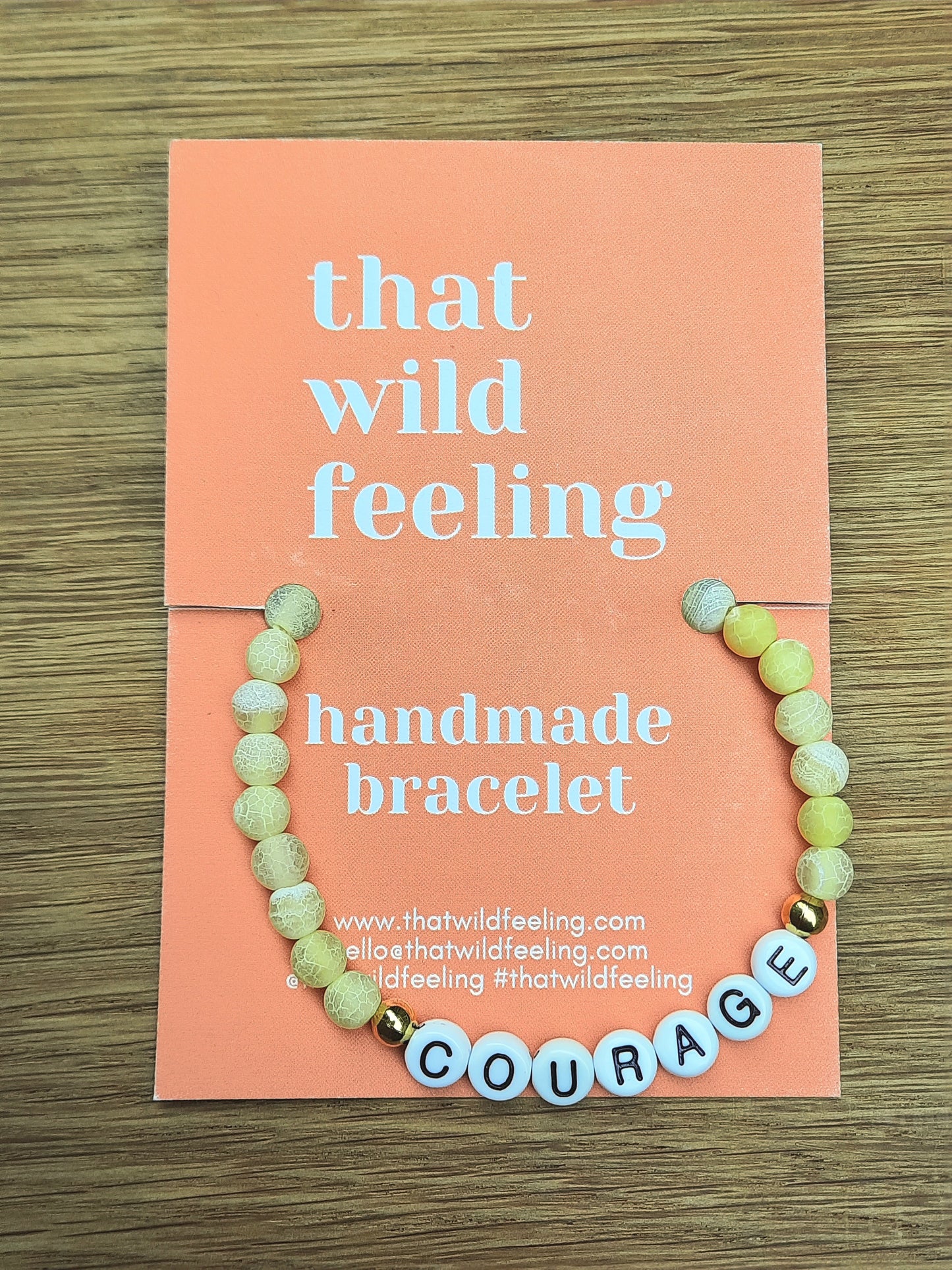 Crystal Word Bracelet