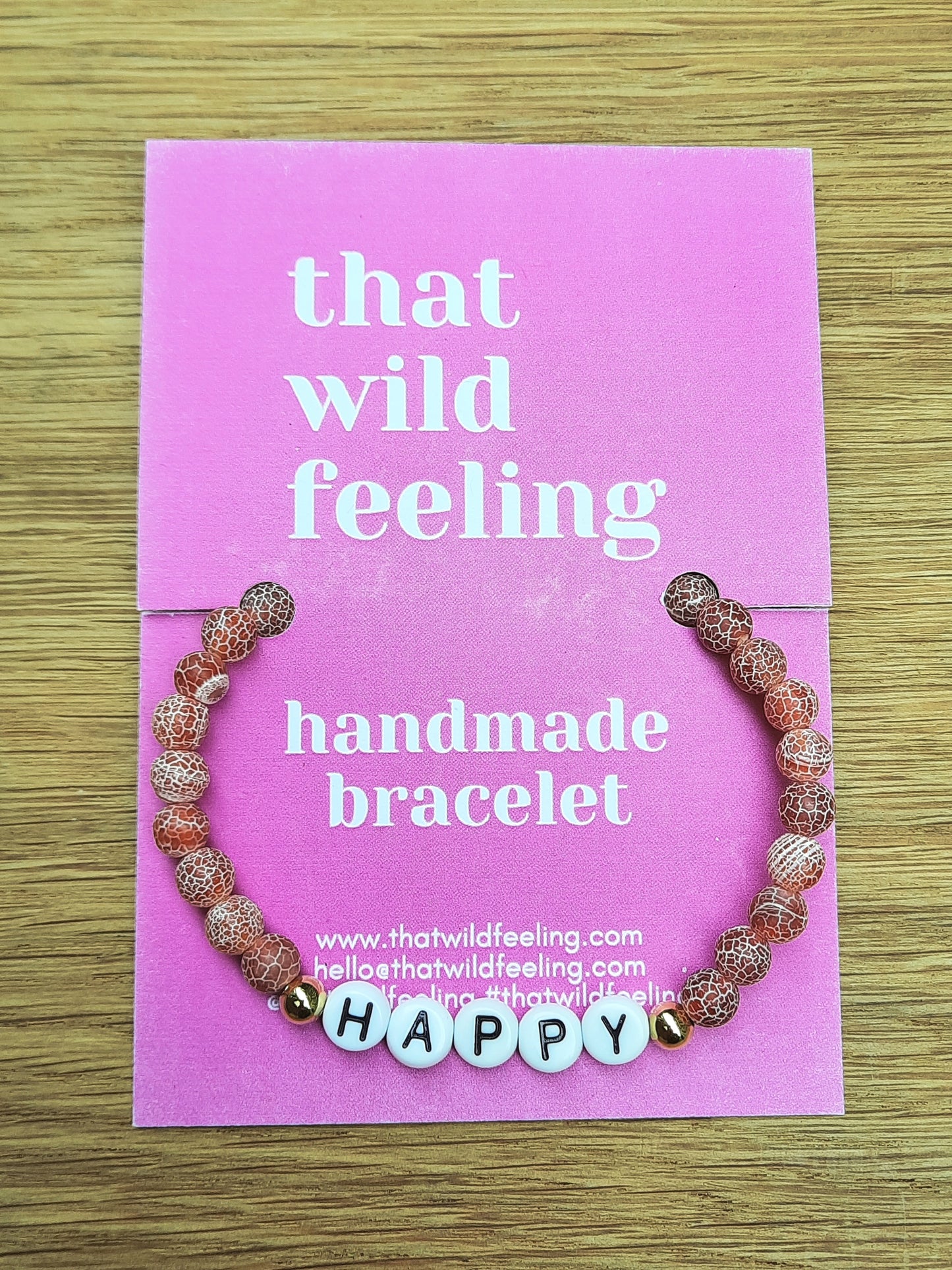 Crystal Word Bracelet