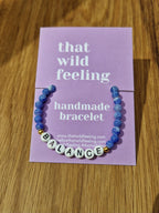 Crystal Word Bracelet